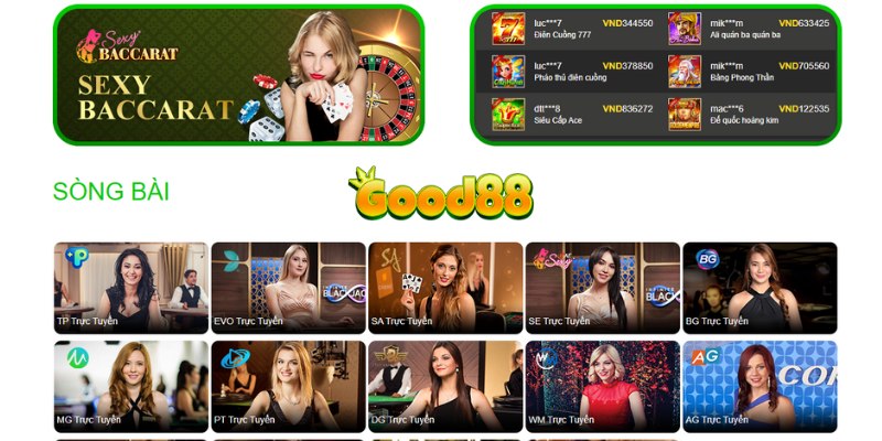 Baccarat Good88 - Chinh Phục Game Bài Hot Hit Hiện Nay